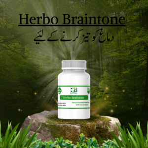 Herbo Braintone – 100% Natural Herbal Formula for Brain Power, Memory Support & Mental Alertness