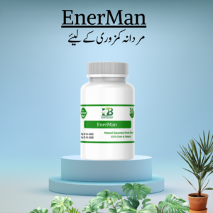 EnerMan Herbal Formula | 100% Natural Male Vitality Support | Herbal Wellness Product for Men | Essential Herbs Blend for Strength, Energy & Confidence